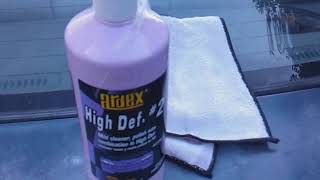 Ardex high def  2 all in one polish in hi def test review [upl. by Anayrb548]