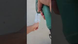 Get rid of drill dust easily and in this way climbing cocacolaexperiment diy experment funny [upl. by Nannah]