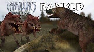 Every Carnivores Far North Animal Ranked Beta 21 [upl. by Leeanne282]