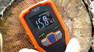 Klein ET140 Moisture Meter Firewood drywall masonry hardwoods Pinless design senses 34quot deep [upl. by Ardys977]