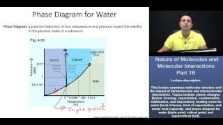 MCAT® Nature of Molecules  Phase Diagram for Water Explained [upl. by Fortunio422]