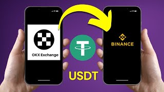 How to Transfer USDT From OKX Wallet To Binance  How to Withdraw From OKX  OKX to Binance [upl. by Rosenwald]