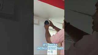 IP CAMERA HIKVISION 4MP INSTALLATION hikvisionvideocamera bhubaneswar cctvinstallation [upl. by Wylma]