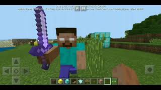 How to spawn herobrine in minecraft pe  100 works  no mods [upl. by Bank]