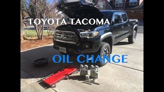 Changing the Oil on a 2016 Tacoma [upl. by Faria846]