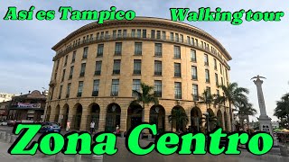 Tampico 4k Walking tour Zona centro de Tampico [upl. by Amerd]