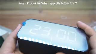 Review Jovitech Speaker Bluetooth 5 0 Alarm LED Display Ultra Bass S10 [upl. by Boykins]