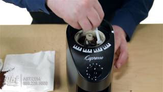 How To Clean JuraCapresso Infinity Conical Burr Black Coffee Grinder 560BK [upl. by Ultima]