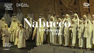 Nabucco  100th Arena di Verona Opera Festival  ENG  30 sec [upl. by Kcirdnekel]