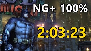 WR Batman Arkham City Speedrun NG 100 in 20323 [upl. by Akenom225]