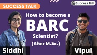 Success Talks  How to become BARC Scientific officer  by BARC Scientists  Perks and Salary [upl. by Nicky]