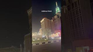 One of the most luxurious hotel 🏨 of Makkah addresshotel makkah addressskyview kaaba [upl. by Dela]