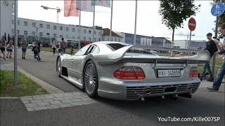 Mercedes CLK GTR sound amp CLK DTM revs amp sounds 1080p [upl. by Dammahum]