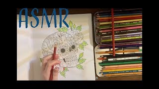 ASMR Colouring Book ✏️ Relaxing 😴 Whispers book tapping amp pencil sounds [upl. by Armbruster222]