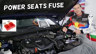 KIA OPTIMA POWER SEAT FUSE LOCATION REPLACEMENT POWER SEATS NOT WORKING [upl. by Matthias]