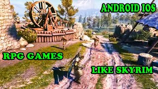 6 RPG Games Like Skyrim On Android iOS 2 [upl. by Edlihtam]