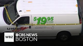 Boston police investigate deaths of 3 dogs in UHaul van [upl. by Ellered]