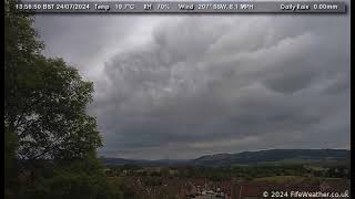 24 July 2024  Lochgelly WeatherCam Timelapse [upl. by Elleimac]