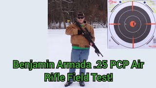 Benjamin Armada 25 PCP Air Rifle Field Test [upl. by Wynn452]