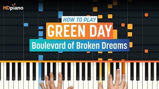 Piano Tutorial for quotBoulevard of Broken Dreamsquot by Green Day  HDpiano Part 1 [upl. by Blain825]