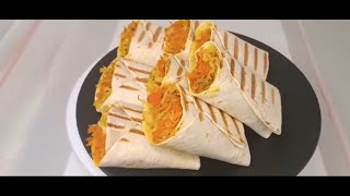 HOW TO MAKE HEALTHY VEGETABLE WRAPS [upl. by Oribella]