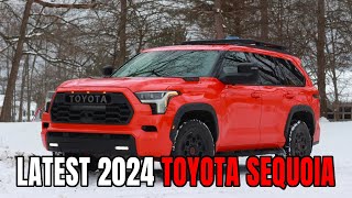 2024 Toyota Sequoia Review Spacious Powerful and Modern [upl. by Enihpesoj]