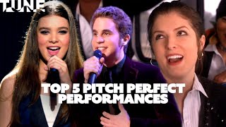 Top 5 Pitch Perfect Performances  TUNE [upl. by Lissa]