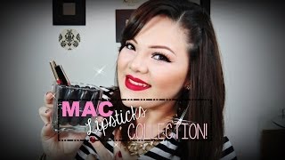 Mac Lipstick Collection  Try On [upl. by Mungo]