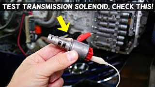 HYUNDAI TRANSMISSION DOES NOT SHIFT HOW TO TEST TRANSMISSION SOLENOID [upl. by Annoj]