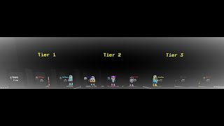 Tier 123 Characters Showcase Undertale DreamStar Battles [upl. by Septima]