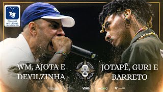 INCRÍVEL JOTAPÊ GURI E BARRETO X WM AJOTA E DEVILZINHA  SEGUNDA FASE  BDA 8 ANOS [upl. by Farron340]