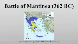 Battle of Mantinea 362 BC [upl. by Rocca]