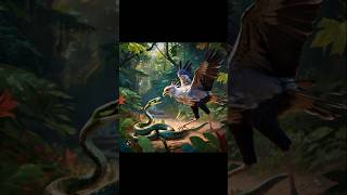 Psychiatry bird vs snake secretarybird shorts [upl. by Itsa]