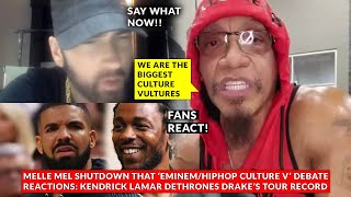 Melle Mel SHUTS DOWN that EminemHH Culture V Debate Kendrick Dethrones Drake Sets Tour Record [upl. by Lamahj]