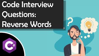 Code Interview  C  CoderPad Questions Reverse Words in String [upl. by Gally463]