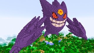 MINECRAFT VS POKEMON GO  MEGA GENGAR VS REZENDEEVIL [upl. by Noami23]