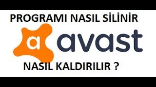 Avast Antivirüs Programı Kaldırma  Silme  Programsız [upl. by Eyr701]