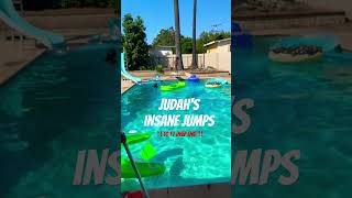 No more floaties 🤯 Judah can now swim amp jump off the deep end CONFIDENTLY [upl. by Eciryt606]