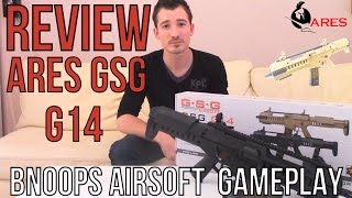 AIRSOFT FR  TACTICALGAME  REVIEW ARES GSG G14 ✔ [upl. by Nnel]