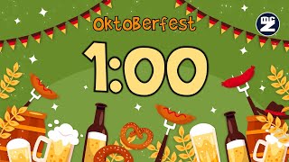 🍺🎉 1 Hour Oktoberfest Countdown Timer 60 Minuten Bier Würstchen 🌭 amp Spaß Oktoberfest 1 Stunde Timer [upl. by Fred631]