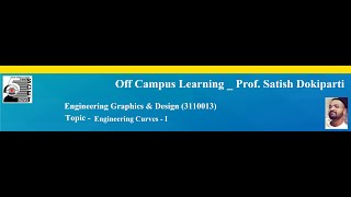 Engineering Curves I  Concentric Circle Method  Ellipse [upl. by Relyt]