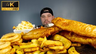 ASMR FISH AND CHIPS MUKBANG  DAVE KAY ASMR [upl. by Nuahsar264]