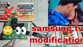 UA55KU6000KXXT modification new panal install boi kanpur led service Samsung modification lg service [upl. by Koslo]