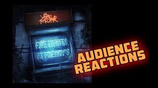 Audience Reactions to Five Nights At Freddys Ending Song Scene [upl. by Riplex133]