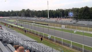 The view from Grandstand 21E near Parabolica at Monza 2014 Italian Formula 1 Grand Prix [upl. by Reivad]