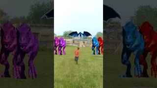 Big dinosaur chase jurassic part 41 dinosaur jurassicworld trending vfxshorts dino [upl. by Gabbert]