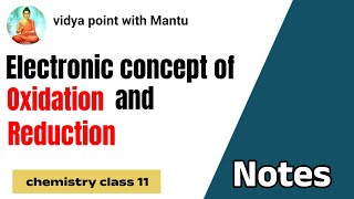 Electronic concept of oxidation and Reduction [upl. by Doreg109]