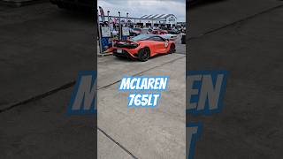 ORANGE MCLAREN 765LT mclaren765lt supercar racetrack sportscar [upl. by Brom]