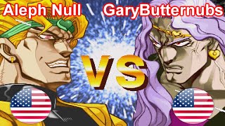 JoJos Bizarre Adventure  Aleph Null vs GaryButternubs [upl. by Remington]