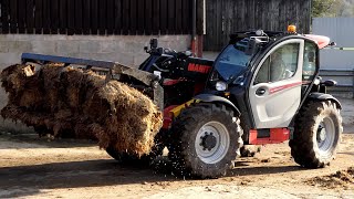 Manitou MLT 630115 V Telehandler FARMER REVIEW [upl. by Hnahc643]